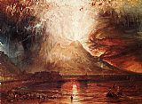 Vesuvius Canvas Paintings - Eruption of Vesuvius
